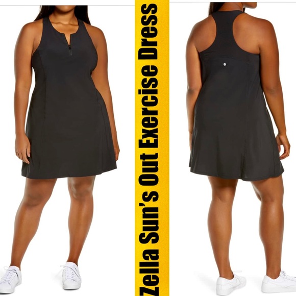 Zella Dresses & Skirts - SEXY SUN’S OUT EXERCISE DRESS & BUILT-IN BRA 3X
